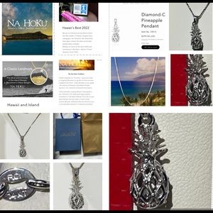 NA HOKU FINEST JEWELER IN HAWAII WITH THEIR WELL KNOWN 14 K PINEAPPLE NECKLACE